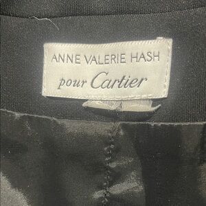 Anne Valerie Hash Black Blazer for Cartier